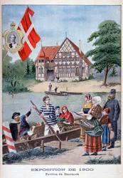 El pabellón danés en la Exposición Universal de 1900, París