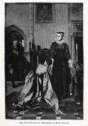 La orden de ejecución entregada a María Estuardo, 1882
