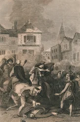 La muerte de Wat Tyler, 1381, siglo XIX