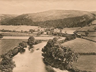 El Valle del Dee, desde el Montículo de Glendower, 1902