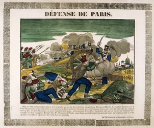 La defensa de París, 1814, siglo XIX