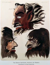 Los demonios Ashtaroth, Abaddon y Mammon, 1801