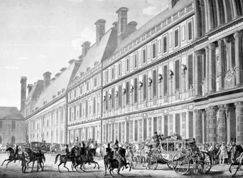 La partida del Palacio de las Tullerías, 2 de diciembre de 1804
