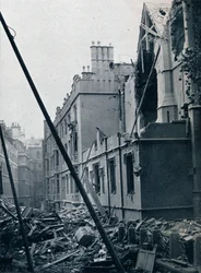 El Extremo Este del Middle Temple Hall, 1941
