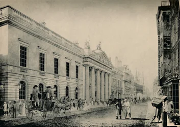 La Casa de la India Oriental desde el Este, finales del siglo XVIII, 1928