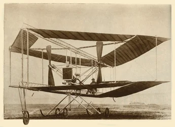 El biplano romboidal de Edwards, c1911, 1935