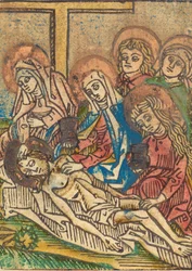El embalsamamiento de Cristo, c. 1480-1490