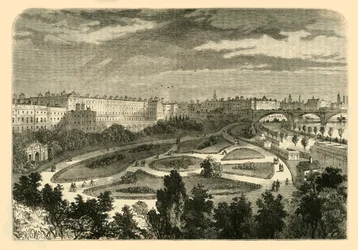 El Malecón, desde el Puente de Charing Cross, 1881