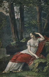 La Emperatriz Josefina en el Parque de Malmaison, 1809, 1896