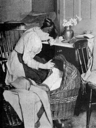 La cuna vacía, 1900