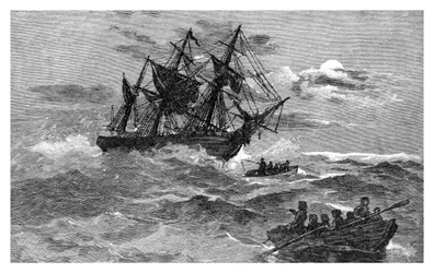 El Endeavour en el arrecife, Australia, 1770 1886