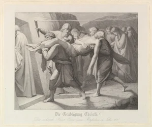 El Entierro, 1850