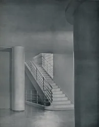 El vestíbulo y la escalera