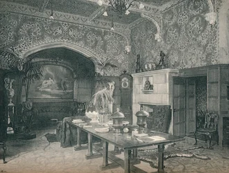 El vestíbulo de entrada de Stanmore Hall