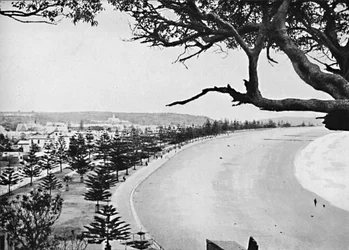 La Esplanada, Playa de Manly, c1900
