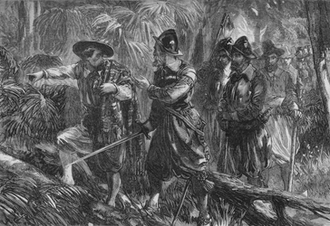 La expedición contra Santiago, c. 1880
