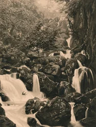 Las cataratas de Lodore, 1902