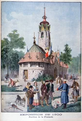 El Pabellón de Finlandia en la Exposición Universal de 1900, París, 1900