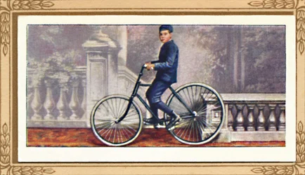 La primera bicicleta con neumáticos, 1939
