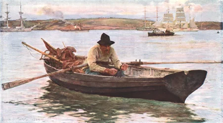 El pescador, c1902