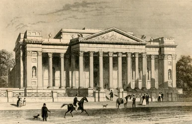El Museo Fitzwilliam, Cambridge, c1835