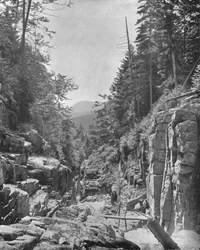 El Flume, Montañas Blancas de Franconia, New Hampshire, EE.UU.