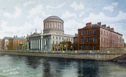 Los Cuatro Tribunales, Dublín, Irlanda, c1900s-c1920s