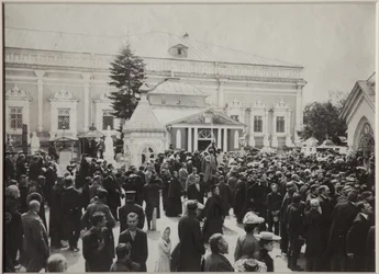 El funeral de Anton Chéjov en el Cementerio Novodévichi, 22 de julio de 1904, 1904