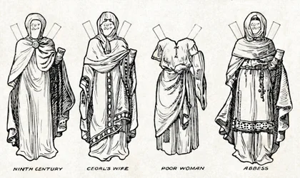 La Galería del Traje Británico: Cómo se Vestía la Gente en Tiempos Anglo-Sajones, c1934