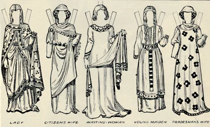 La galería del traje británico: Lo que hombres y mujeres vestían en la época de Enrique III