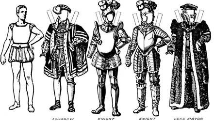 La Galería del Traje: Vestidos usados en los días cuando reinaba la Reina María, c. 1934