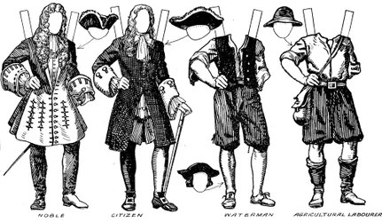 La Galería del Traje Inglés: Algunos de los vestidos usados en la época de Guillermo III, c1934