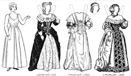La Galería del Traje Histórico: Algunos vestidos de caballeros y cabezas redondas, c1934