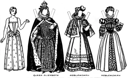 La galería del traje histórico: Algunos de los vestidos usados en el reinado de Isabel