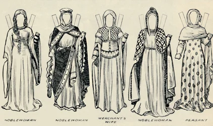 La galería del traje histórico: los vestidos usados en los días de Ricardo I, c1934
