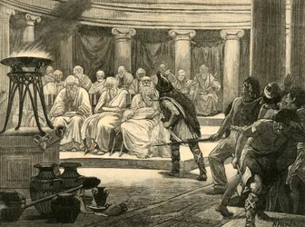 Los galos en Roma, 1890