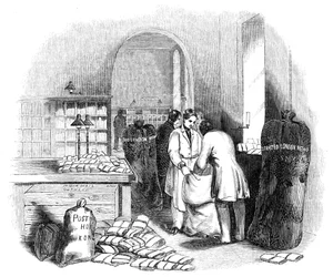 La Oficina General de Correos, Empacando el Correo Indio, 1844