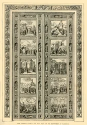 Las puertas de Ghiberti - La puerta este del Baptisterio en Florencia, 1882