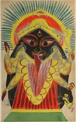 La diosa Kali, 1800s