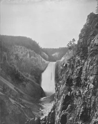 Las Grandes Cataratas de Yellowstone, siglo XIX
