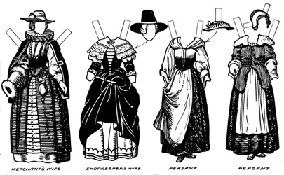La Gran Galería del Traje Histórico: Vestido Usado en el Reinado de Jacobo I, c1934