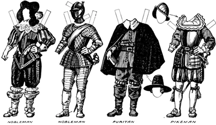 La Gran Galería del Traje Histórico: Vestidos usados en el reinado de Jacobo I, c1934