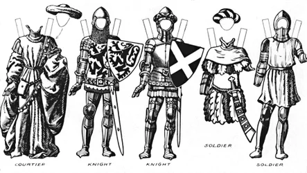 La Gran Galería del Traje Histórico: Cómo se vestía la gente en el reinado de Enrique IV, c1934