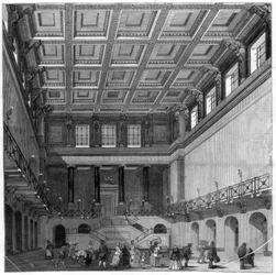 El Gran Salón, estación de Euston Square, 1849