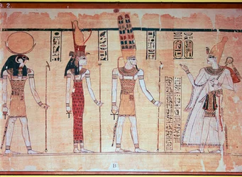El Gran Papiro Harris, de Tebas, Egipto, reinado de Ramsés IV, c. 1200 a.C.