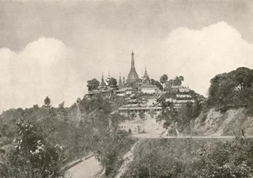 La Gran Pagoda, Moulmein, 1900