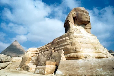 La Gran Esfinge de Giza, Egipto, siglo XX