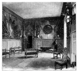 La sala de guardia, Palacio de St. James, Londres