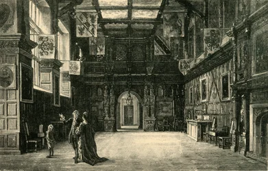 El Salón, Audley End, 1898