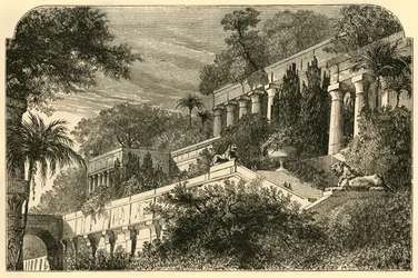 Los Jardines Colgantes de la Antigua Babilonia, 1890